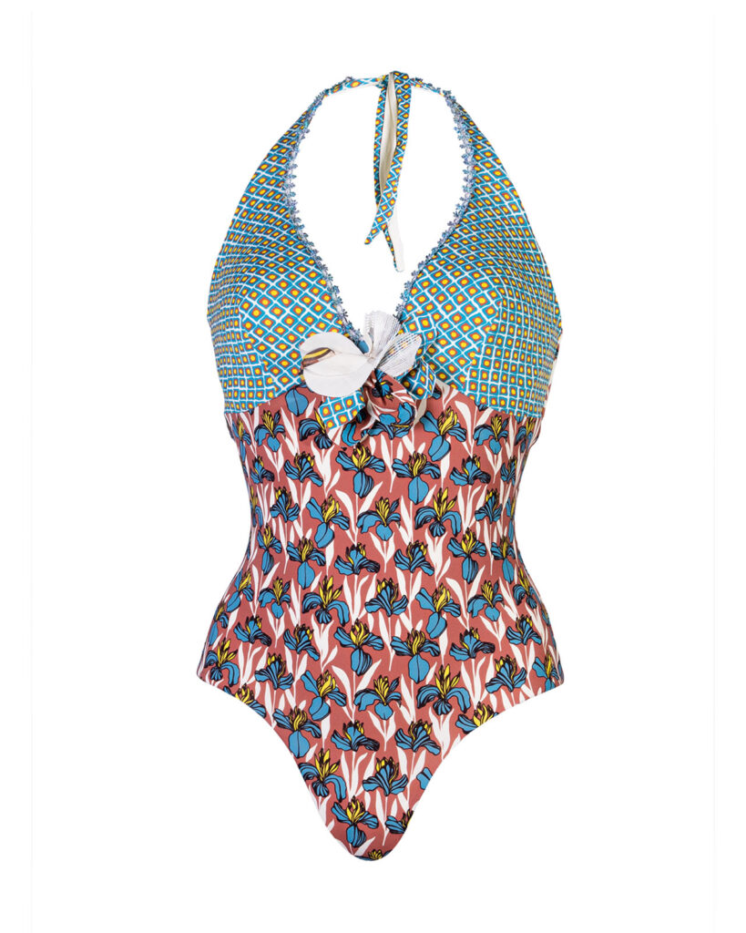 Printed one piece swimsuit - Raffaela D'Angelo